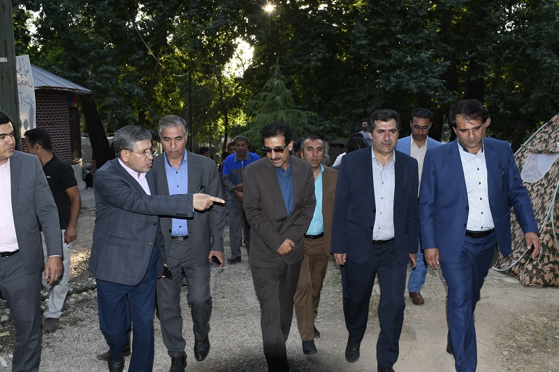 بازدید مسئولان از آبشاریاسوج