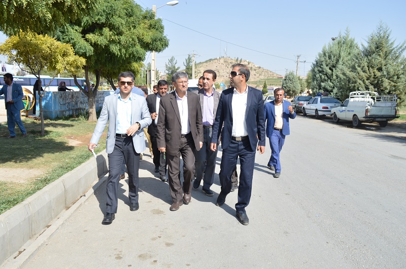 بازدید شهردار و مسئولین استانی از پارک های سطح شهر