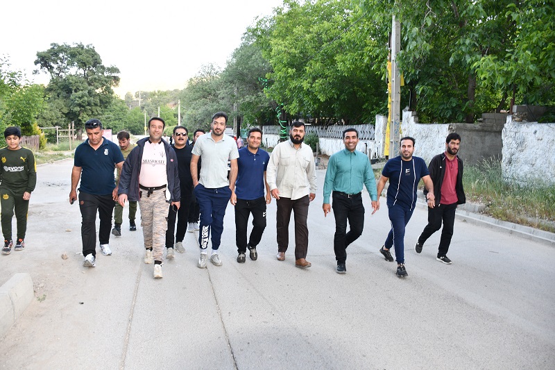  همایش هفتگی پیاده روی کارکنان 