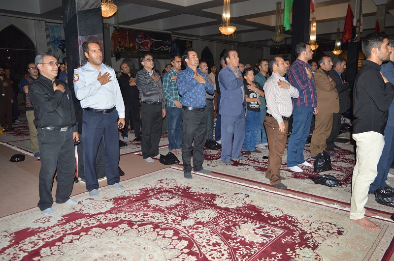  مراسم عزاداری محرم در گلزار شهدا