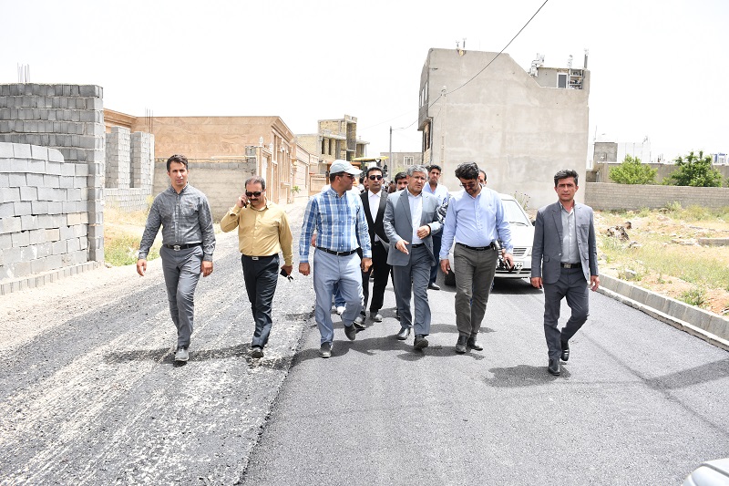 عملیات زیر سازی ،جدول گذاری و اسفالت محله امیری ها