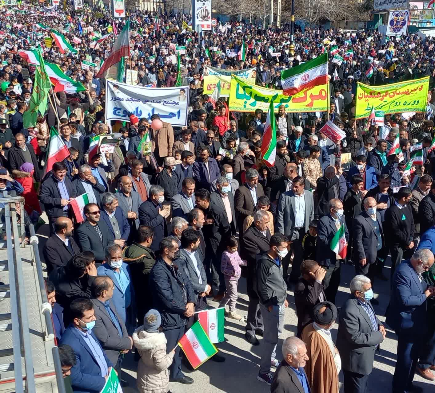 حضور پرسنل شهرداری در راهپیمایی 22 بهمن 1401