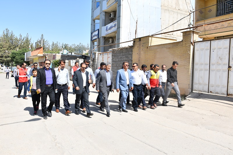 حضور  کارکنان شهرداری  در مراسم ارتحال امام 