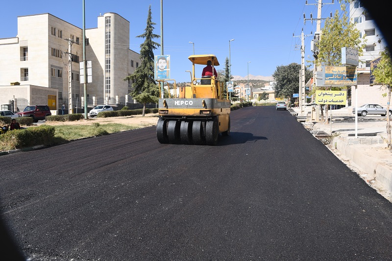 عملیات روکش آ سفالت بلوارکاشانی