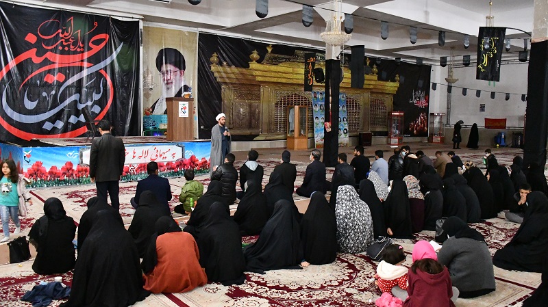  سوگواری شهادت حضرت زهرا (س) در گلزار شهدا