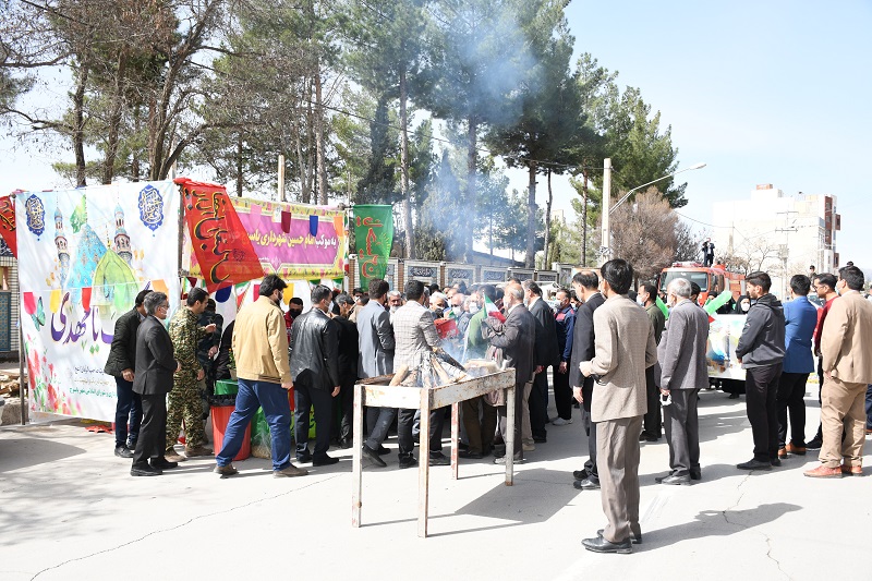  برپایی موکب توسط شهرداری  به مناسبت نیمه شعبان
