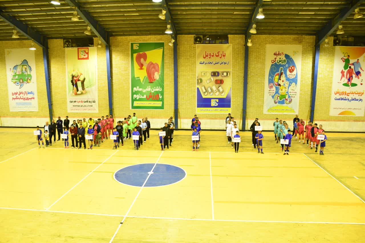 افتتاحیه  مسابقات فوتسال جام رمضان شهرداری