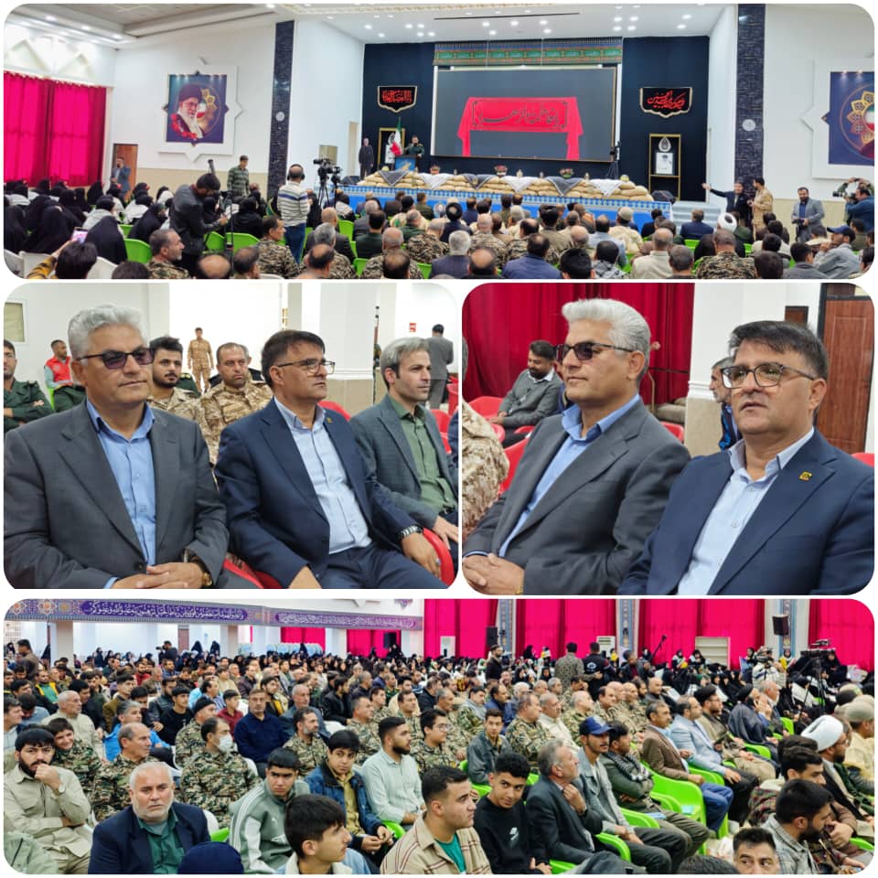 شهردار و رئیس شورای شهر یاسوج در مراسم گرامیداشت هفته بسیج حضور یافتند